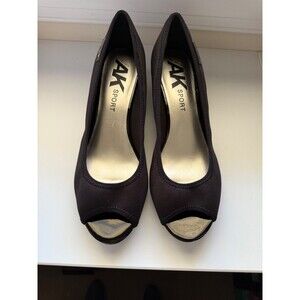 Anne Klein Camrynne Wedges - Black - 10M - NEW
